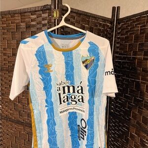 Malaga Home Soccer Jersey